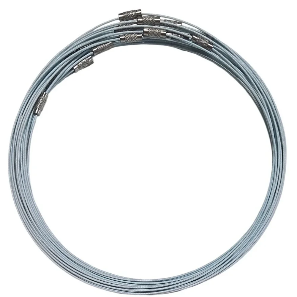 Jewelry make supplies stainless steel wire, ribbon choker diy necklace packs lot